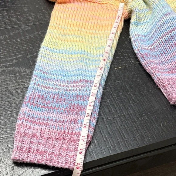 Multicolor Gradient Women's Sweater - Picture 8 of 11